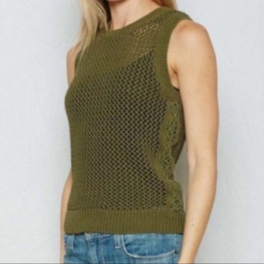 NWOT Current/Elliot Macrame Top